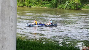 Scouts in New Old Town Camo Canoes