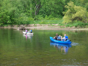 On the River Kayaking